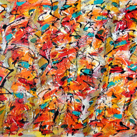 Polansky Art - Acrylic Painting
  #60, We, 2008, acrylic on board, 100 x 80 cm. (Private collection)