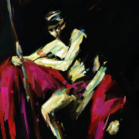 Polansky Art Digitalart - Caravaggio, 2011, (ArtRage, PC)